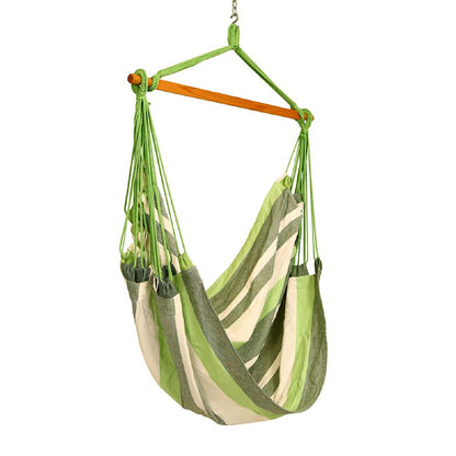 Natural Casual Hanging Swing Chair with Pillows for adults set is made out of 100 percent Cotton thick durable natural canvas, Swing - EL6079