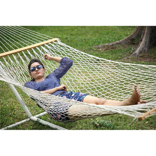 Natural Casual Hanging Swing Chair with Pillows for adults set is made out of 100 percent Cotton thick durable natural canvas, Swing - EL6083