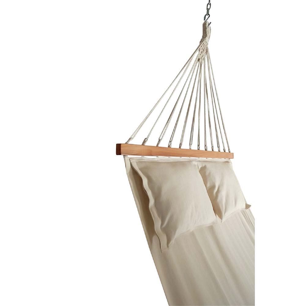 Natural Casual Hanging Swing Chair with Pillows for adults set is made out of 100 percent Cotton thick durable natural canvas, Swing - EL6092