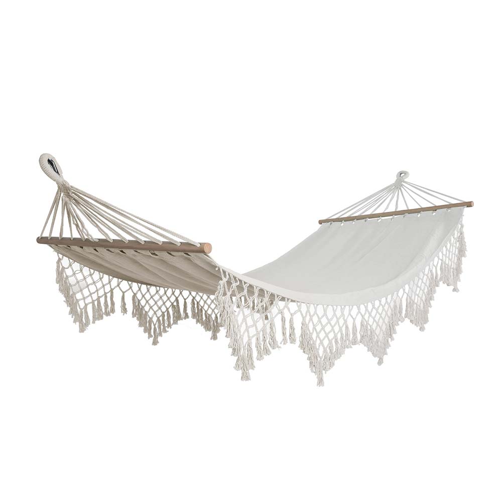 Natural Casual Hanging Swing Chair with Pillows for adults set is made out of 100 percent Cotton thick durable natural canvas, Swing - EL6093