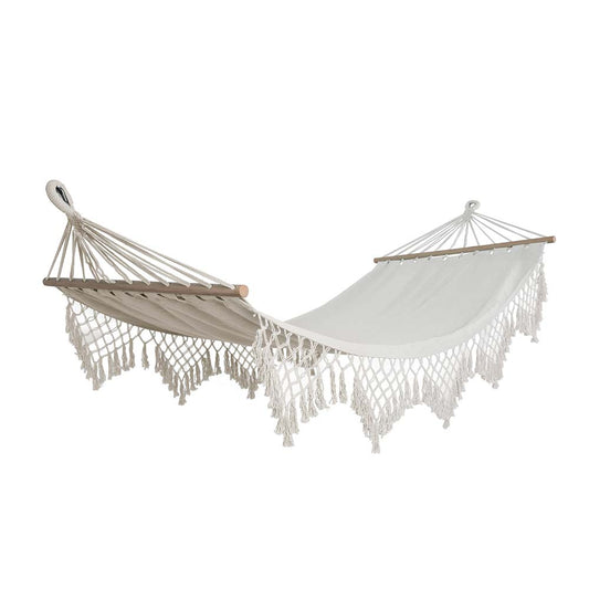 Natural Casual Hanging Swing Chair with Pillows for adults set is made out of 100 percent Cotton thick durable natural canvas, Swing - EL6093