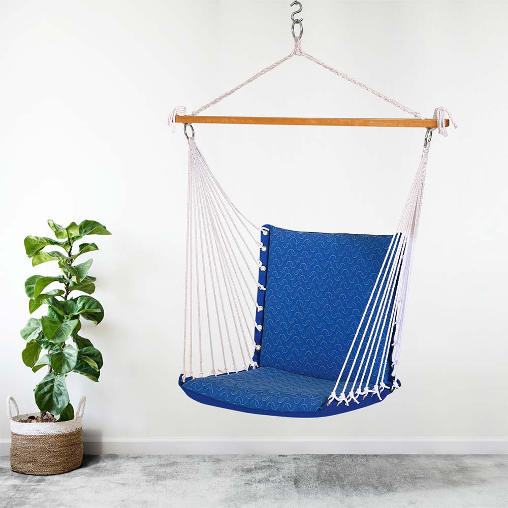 Natural Casual Hanging Swing Chair with Pillows for adults set is made out of 100 percent Cotton thick durable natural canvas, Swing - EL6094