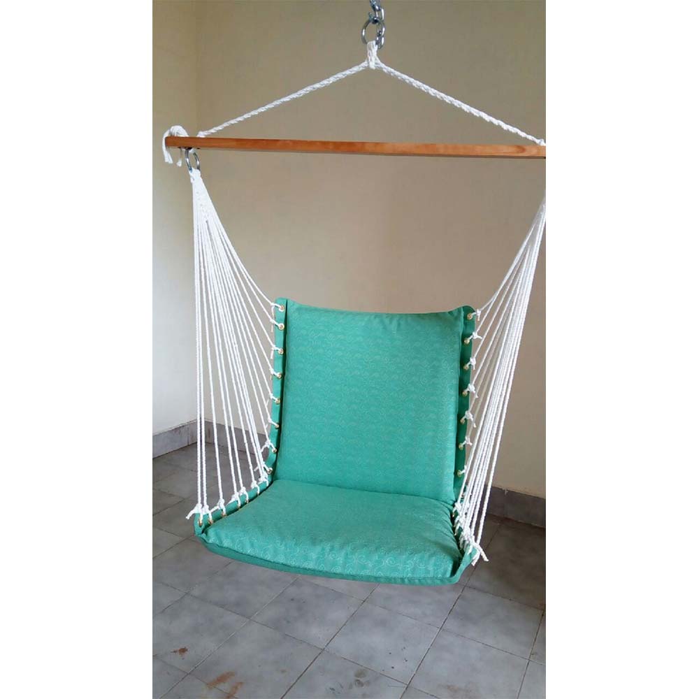 Natural Casual Hanging Swing Chair with Pillows for adults set is made out of 100 percent Cotton thick durable natural canvas, Swing - EL6095