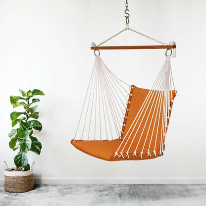 Natural Casual Hanging Swing Chair with Pillows for adults set is made out of 100 percent Cotton thick durable natural canvas, Swing - EL6096