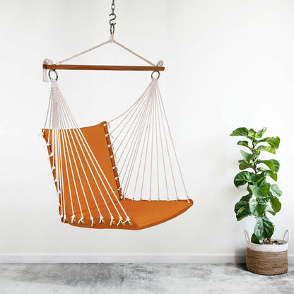 Natural Casual Hanging Swing Chair with Pillows for adults set is made out of 100 percent Cotton thick durable natural canvas, Swing - EL6096