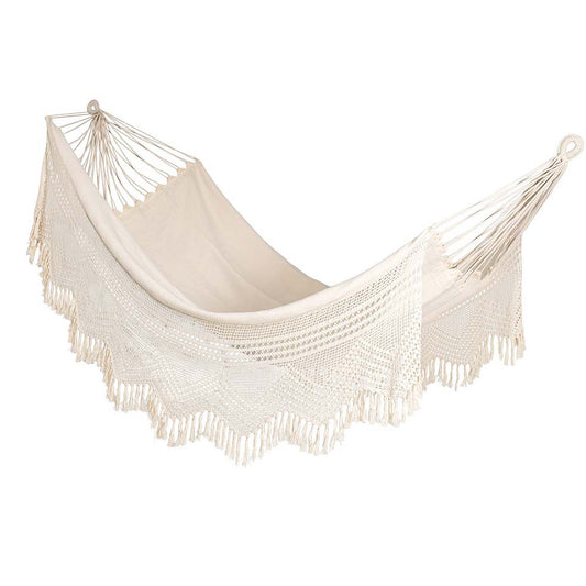 Natural Casual Hanging Swing Chair with Pillows for adults set is made out of 100 percent Cotton thick durable natural canvas, Swing - EL6101