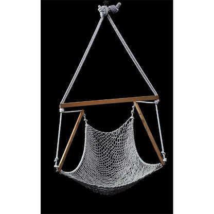 Natural Casual Hanging Swing Chair with Pillows for adults set is made out of 100 percent Cotton thick durable natural canvas, Swing - EL6112