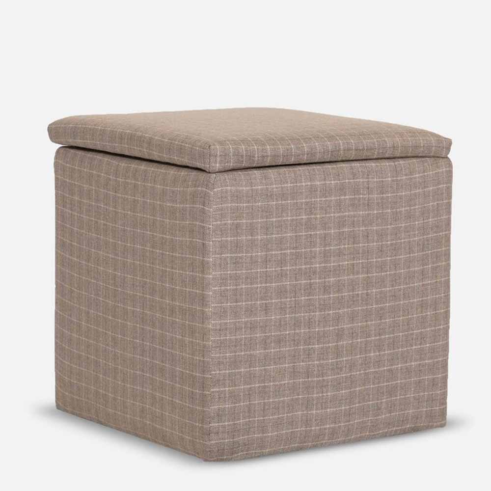 Ottoman, (FN1982026-S-PM29017)  Mubelcasa, Polyester, Square, Ottoman - EL6113