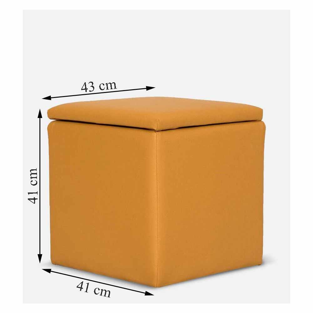 Ottoman, (FN1982028-S-PM29017)  Mubelcasa, Polyester, Square, Ottoman - EL6115