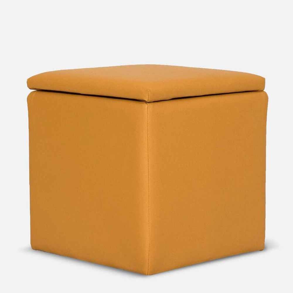 Ottoman, (FN1982029-S-PM29017)  Mubelcasa, Leatherette, Square, Ottoman - EL6116