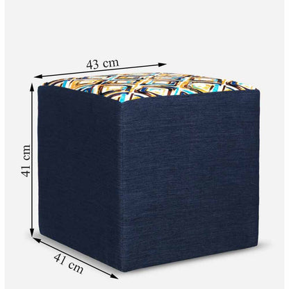 Ottoman, (FN1982017-S-PM29017)  Mubelcasa, Polyester, Square, Ottoman - EL6119