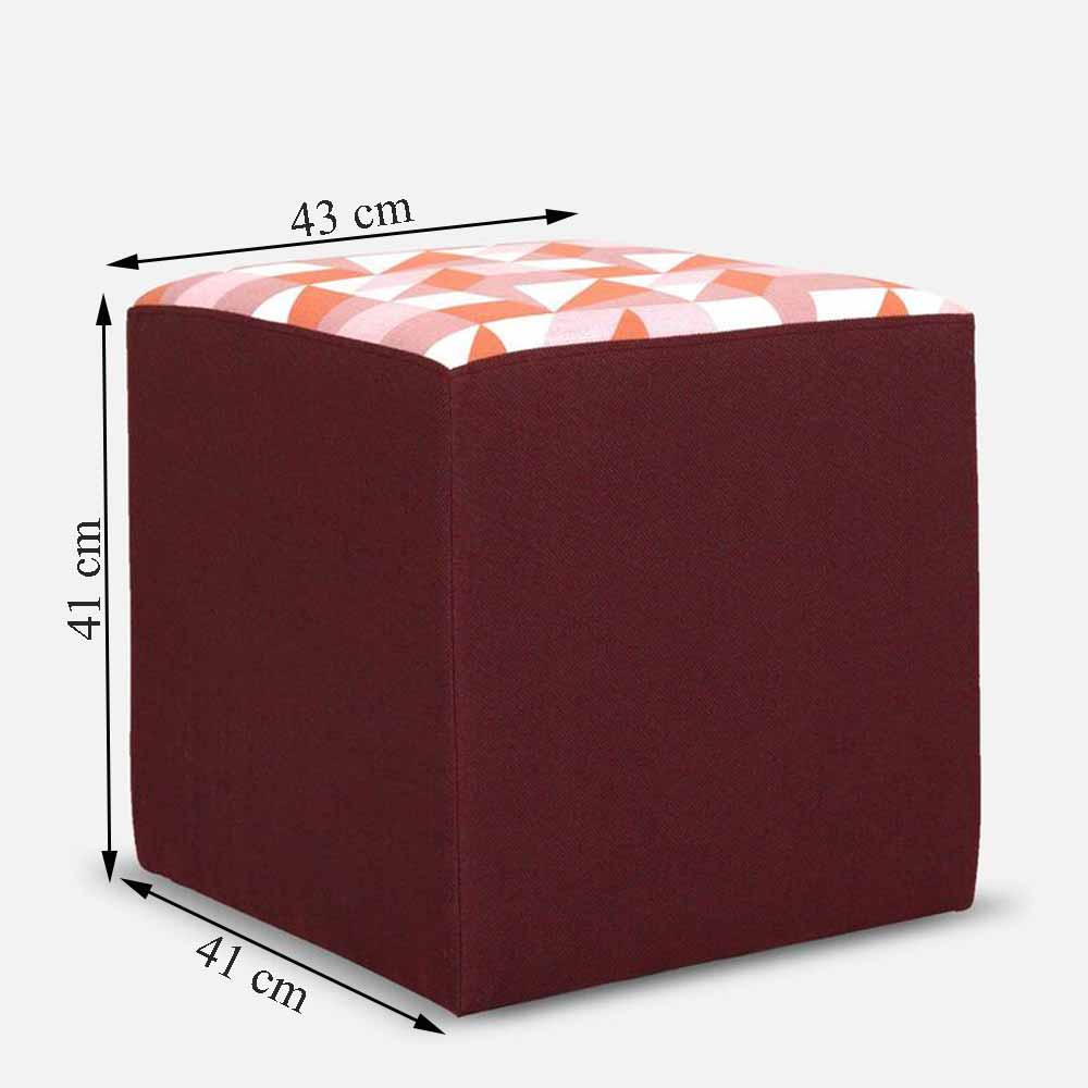 Ottoman, (FN1982020-S-PM29017)  Mubelcasa, Polyester, Square, Ottoman - EL6122