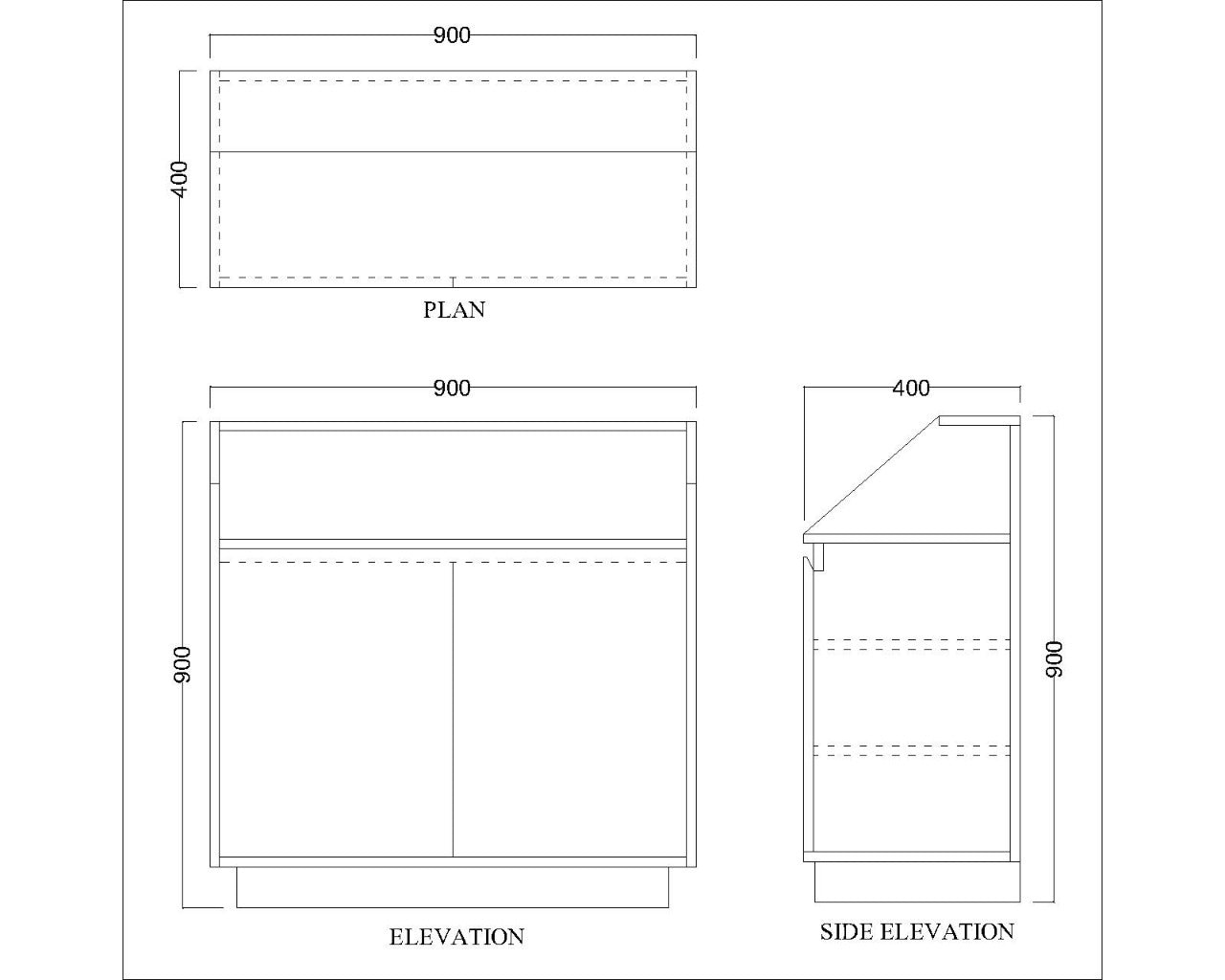 Mahogany Wood Shoe Cabinet with White Doors and Display Shelf,  EL-10006