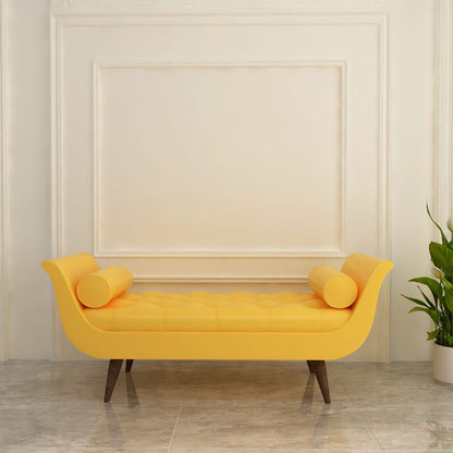 Chaise, 2 Seater Chaise, Yellow Color Chaise,Lounge Seating, Chaise EL - 15003