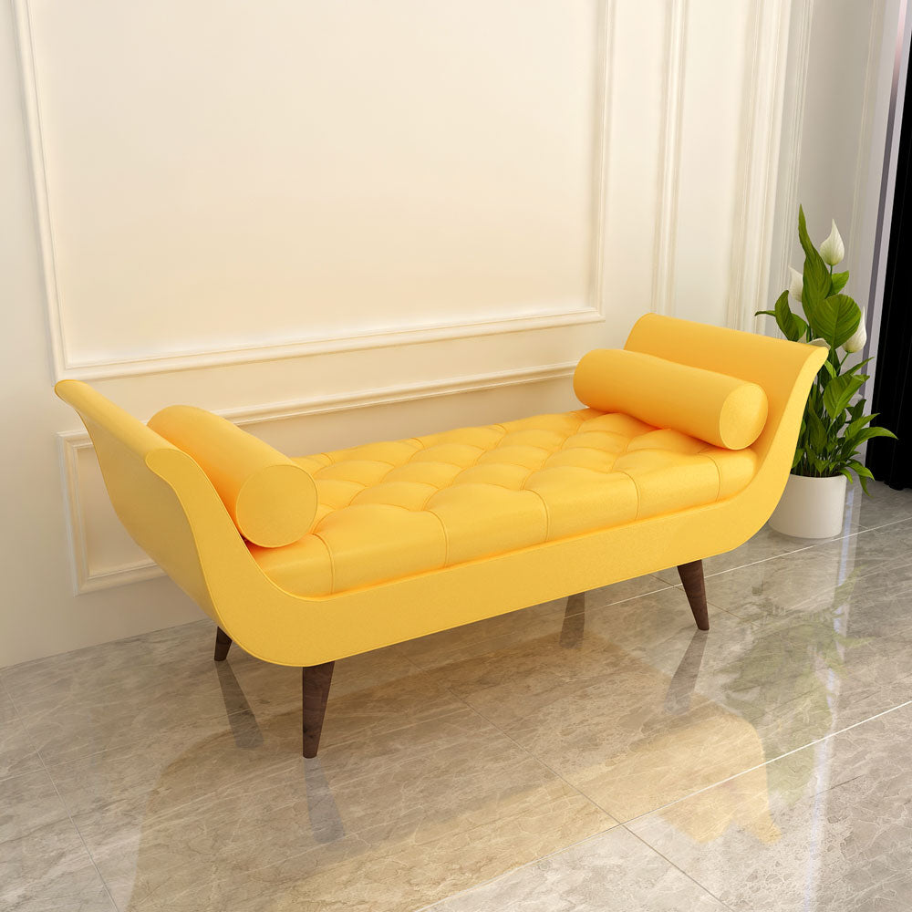 Chaise, 2 Seater Chaise, Yellow Color Chaise,Lounge Seating, Chaise EL - 15003