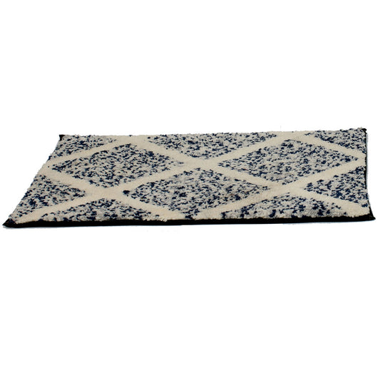 Rug, White & Blue Rug, Rectangular Rug, Rug - EL - 15013