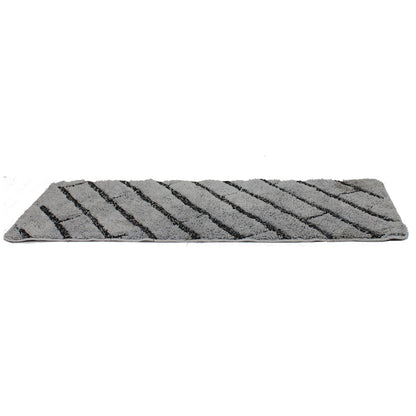 Rug, Grey & Black Rug , Rectangular Rug, Rug - EL - 15014