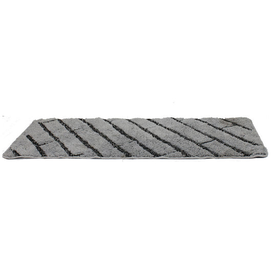 Rug, Grey & Black Rug , Rectangular Rug, Rug - EL - 15014