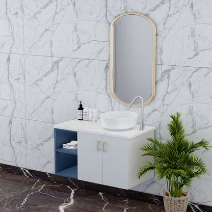 Vanity/Water Resistant Vanity in PU Gloss waterproof paint finish,Bathroom Vanity in water resistant finish,bathroom floor mounted unit with PU Gloss waterproof paint  finish-EL234