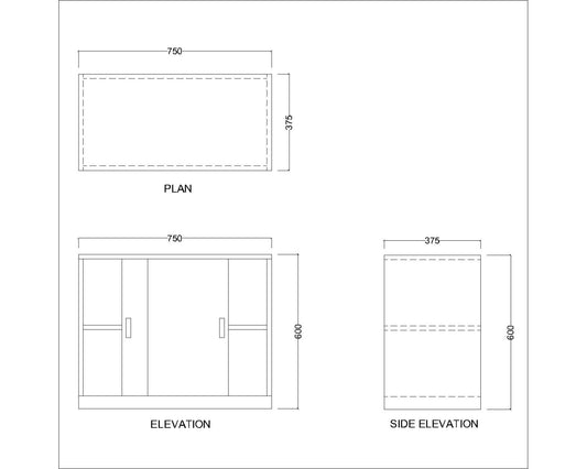 Office Cabinet, Wood Office Cabinet, Office Cabinet with Sliding Shutter, Office Cabinet - EL- 10018