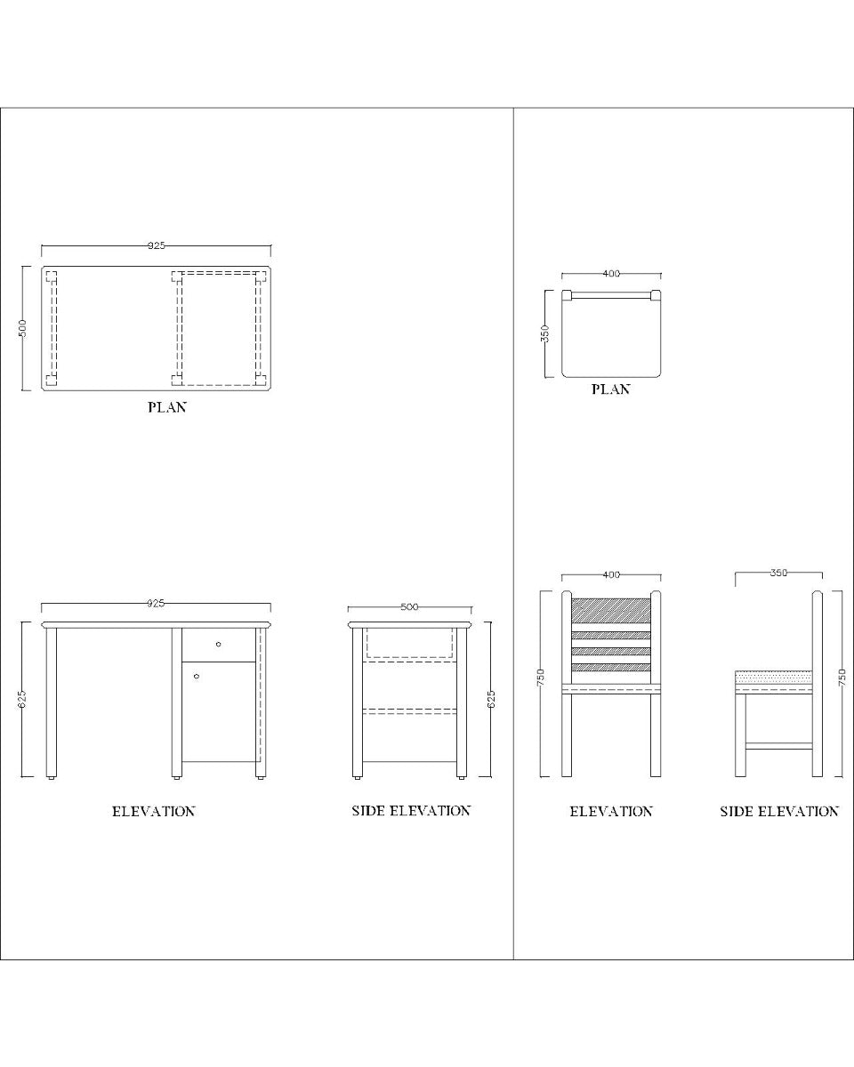 Kids Study Table & Chair, White, Yellow & Green Color Study Table, Study Table with Drawer, Study Table with Shutter, Study Table - EL - 12023