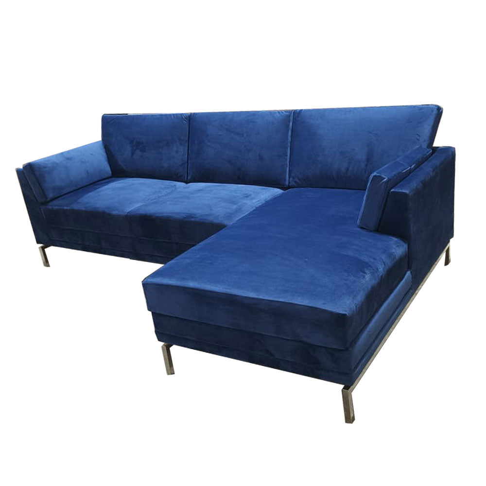 L shape sofa, sectional sofa, Living room sofa,  elegant sofa, blue sofa, 4 seater sofa,  Sofa- EL-3004