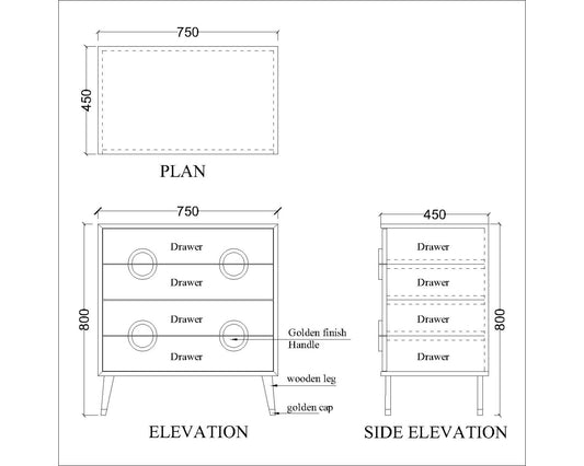 Chest of drawer, storage with drawer,  Console unit,multi storage unit, Storage for dressing, Wooden storage, Grey & White unit, Cabinate, Designer Case, Hallway table  -EL- 356