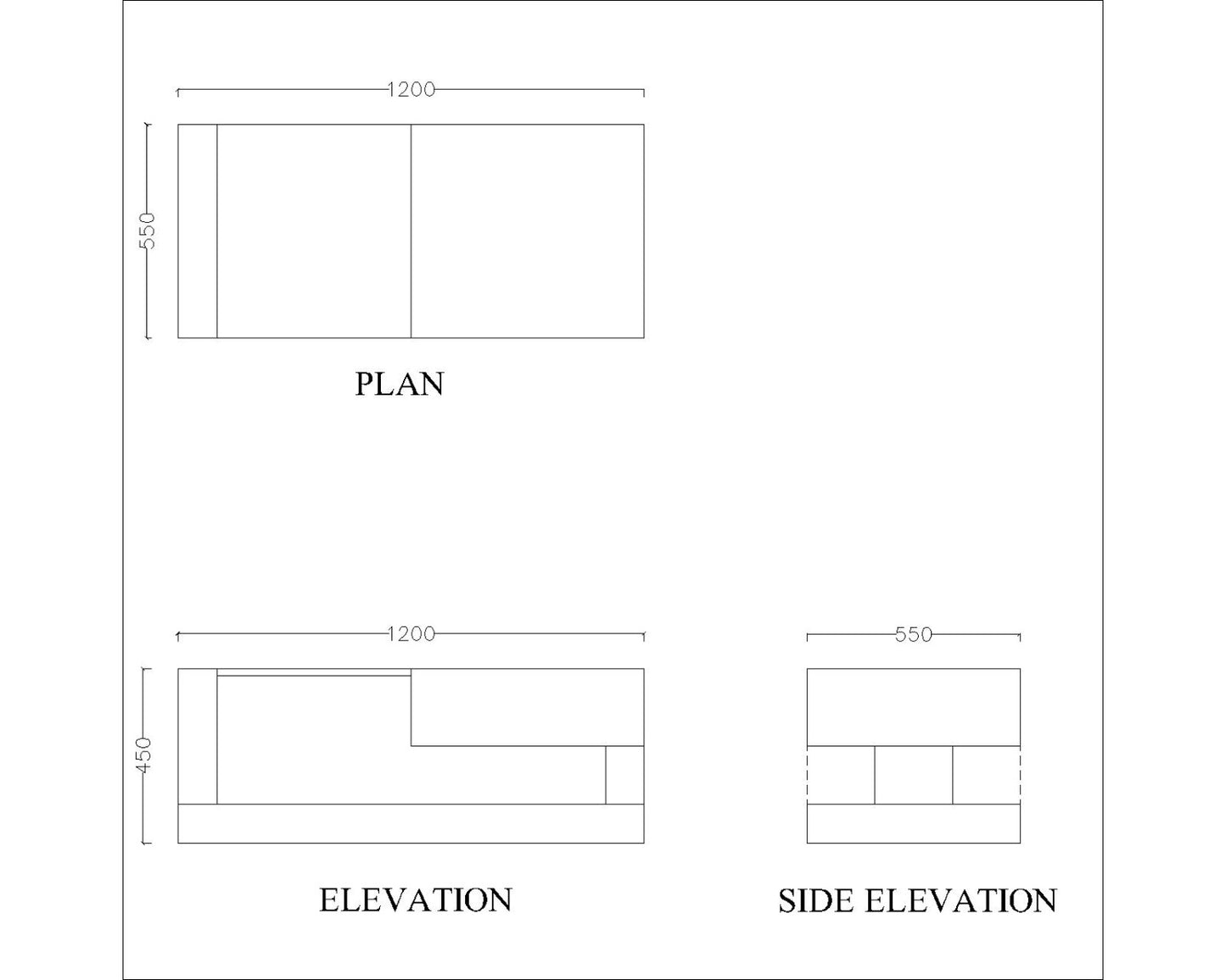 Rectangular Coffee Table ,coffee table for living/waiting area modern look coffee table in brown & black in prelaminate particle board,Coffee Table - EL798