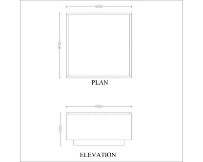 Square Coffee Table ,coffee table for living/waiting area modern look coffee table in brown & black in prelaminate particle board,Coffee Table - EL799