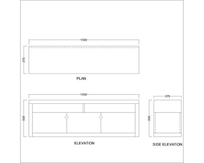 Entertainment Unit, Solid Wood Entertainment Unit, Light Brown Color Entertainment Unit , Entertainment Unit with Shutter,  Entertainment Unit with Open Shelf, Entertainment Unit- IM- 10034