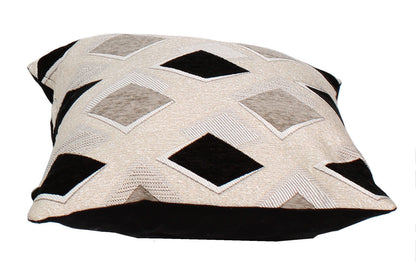 Cushion , Cushion for Car , Designing  Cushion  ,Cushion in Cream & Black , Cushion for Sofa , Cushion for Chair , Cushion - IM - 15009