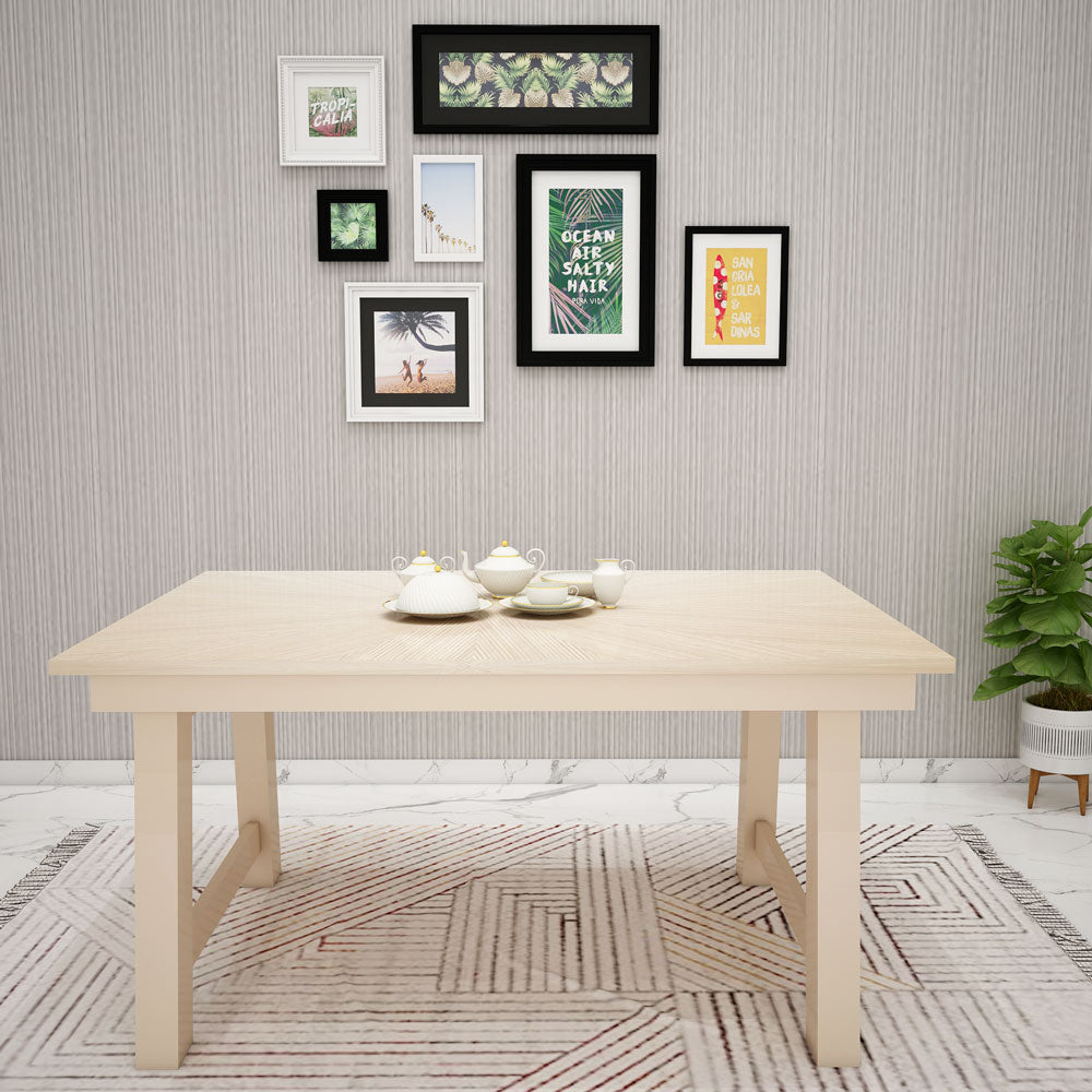 Rectangular Light Wood Dining Table for Modern Interiors - IM-3050