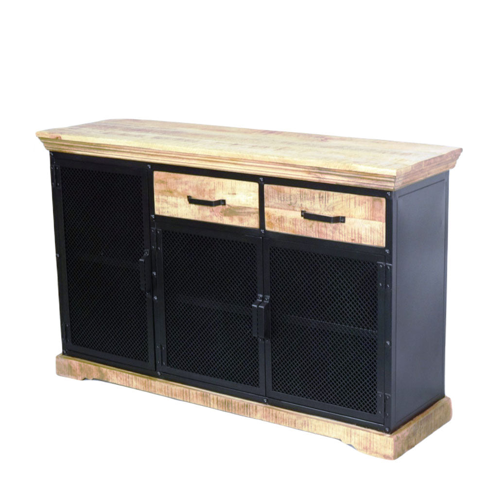 Cabinet, Black & Brown Cabinet , Cabinet with Drawer, Cabinet with Shutter, Cabinet - IM - 10054