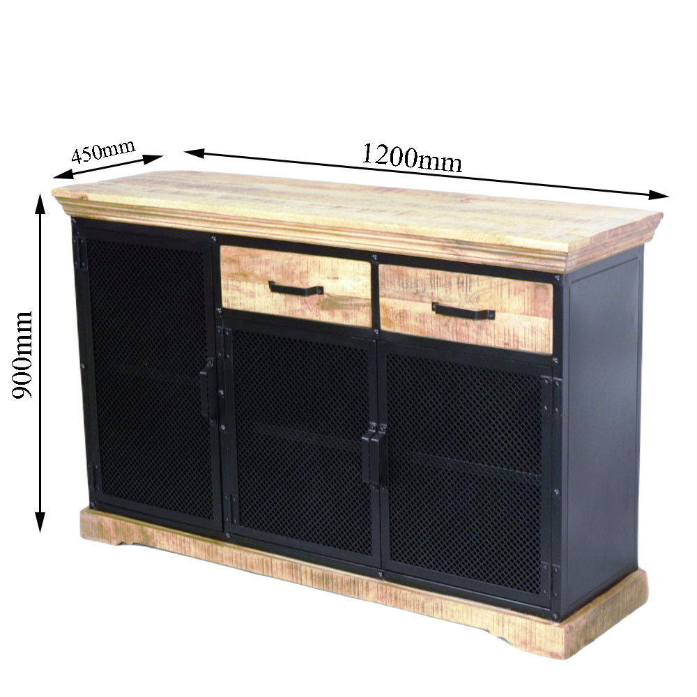 Cabinet, Black & Brown Cabinet , Cabinet with Drawer, Cabinet with Shutter, Cabinet - IM - 10054