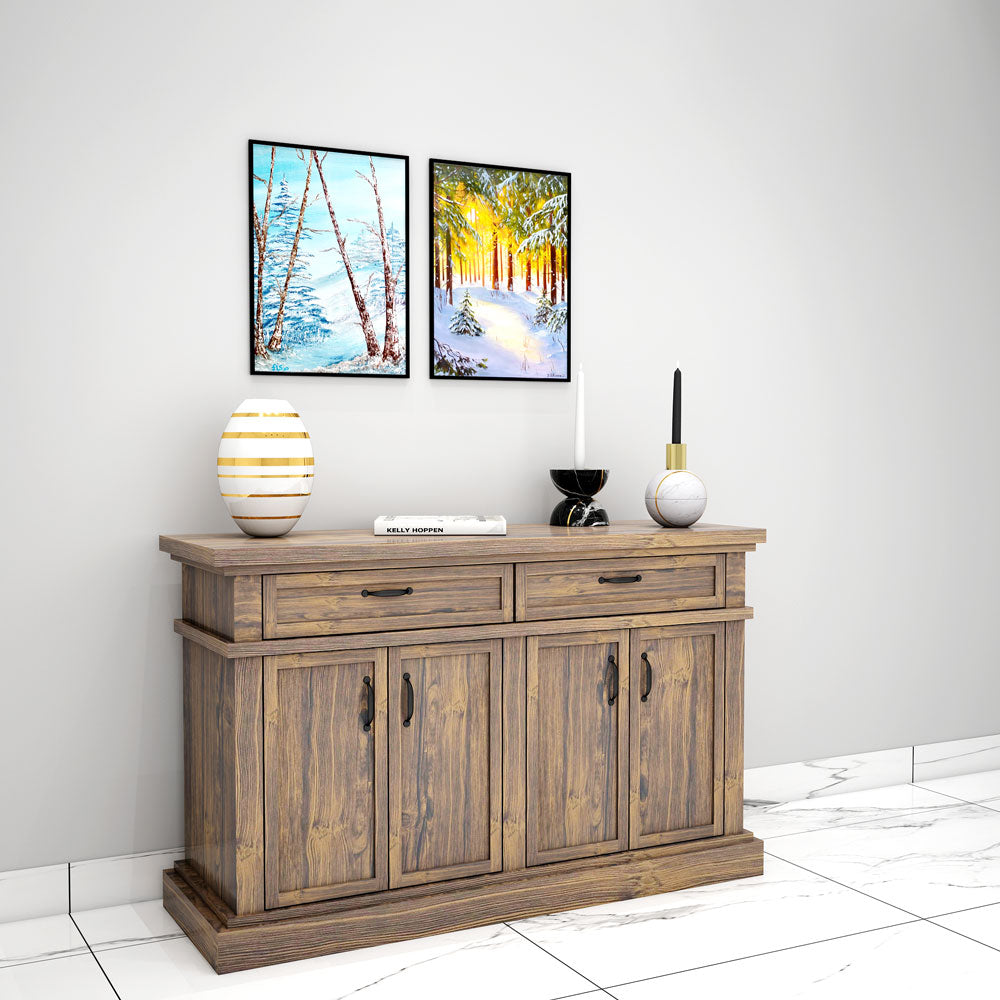 Cabinet, Cabinet with Solid Wood, Cabinet with Brown Color, Cabinet with Drawer, Cabinet with Shutter, Cabinet - IM10057