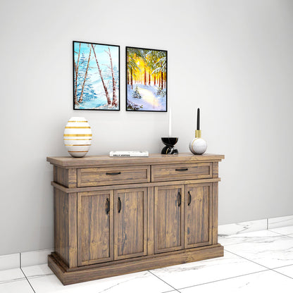 Cabinet, Cabinet with Solid Wood, Cabinet with Brown Color, Cabinet with Drawer, Cabinet with Shutter, Cabinet - IM10057