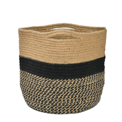 Storage Basket , (i87_8_1), Storage Basket With Beige & Black Color, Storage Basket  - IM11045