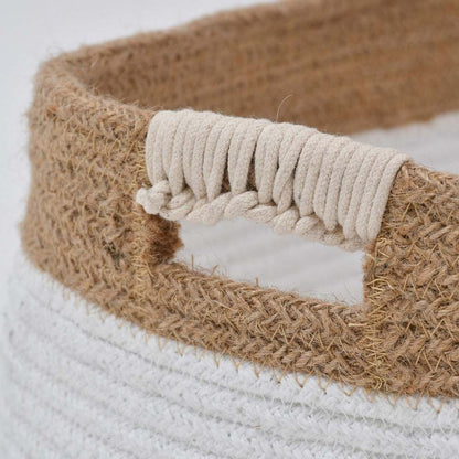 Storage Basket , (i84_1_1), Storage Basket With White & Black Color, Storage Basket  - IM11047