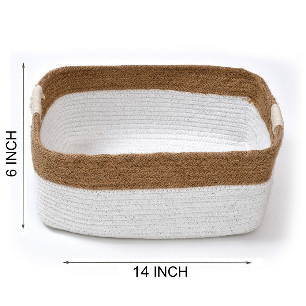 Storage Basket , (i84_3_1), Storage Basket With White & Black Color, Storage Basket  - IM11049