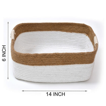 Storage Basket , (i84_3_1), Storage Basket With White & Black Color, Storage Basket  - IM11049