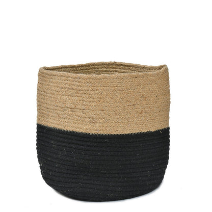 Storage Basket , (i74_10_1), Storage Basket With Beige & Black Color, Storage Basket  - IM11057