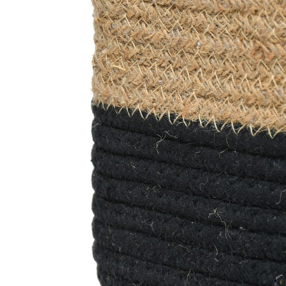 Storage Basket , (i74_14_1), Storage Basket With Beige & Black Color, Storage Basket  - IM11059