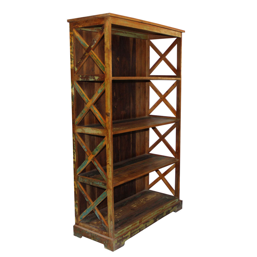 Book Shelves, Multicolor Book Shelves, Solid Wood Book Shelves, Book Shelves - IM11068