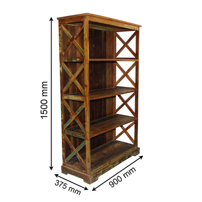 Book Shelves, Multicolor Book Shelves, Solid Wood Book Shelves, Book Shelves - IM11068