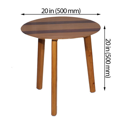 End Table, End Table in Brown Color, End Table in Epoxy & Wood, End Table for Home, End Table - IM12105