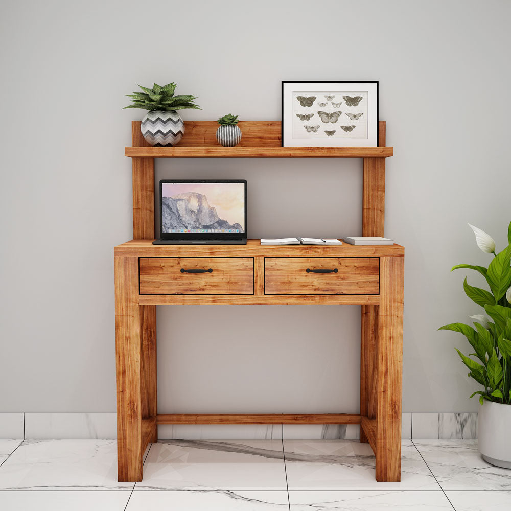 Study Table, Solid Wood Study Table, Brown Color Study Table, Study Ta ...
