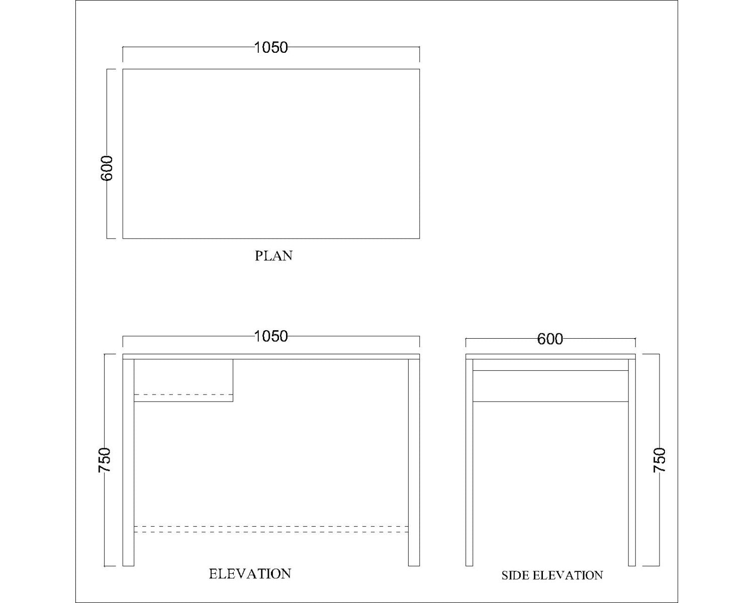 Study Table Size Inches Study Table, Study Table with Drawer, Study Table with Brown Color, St ...