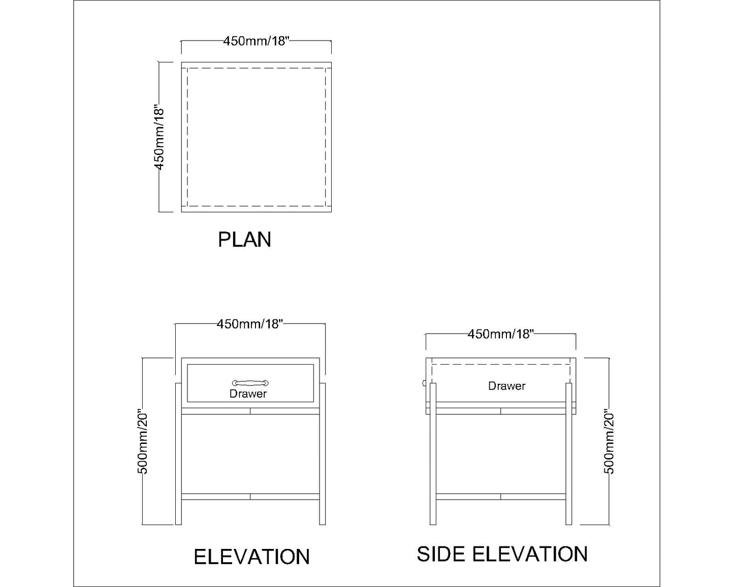 Bedside Table Design, Table for Bedroom, Designer Bedside Table, Table with Storage, Bedside Table in Green Color, Bedside Table - IM12128