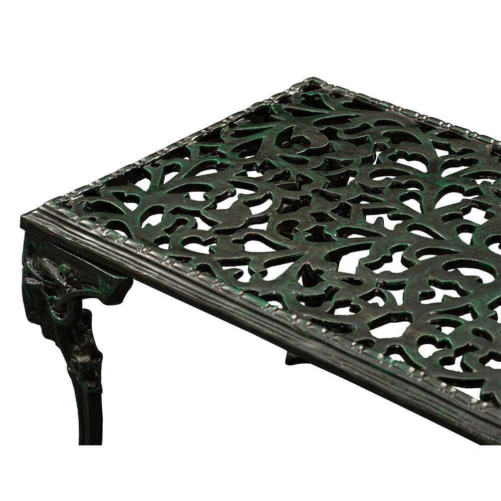 Coffee Table, DGT - 001-ANTIQUE GREEN (DWARKA ART INDIA), Designer Table, Cast Aluminium Table, Coffee Table - IM12141