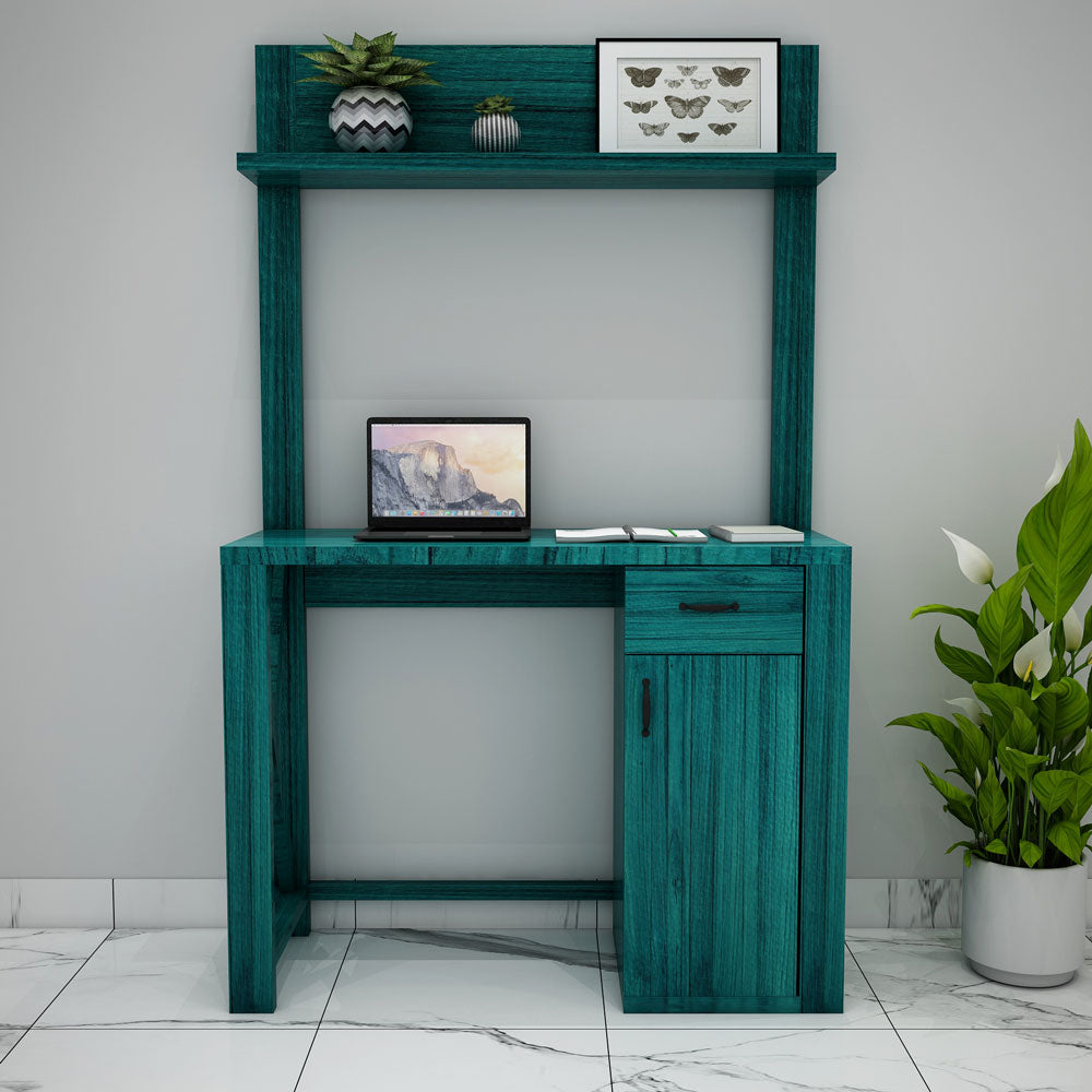 Study Table, Study Table for Green Color, Study Table with Drawer & Sh ...